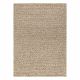 Wollteppich TAHAR 99005C beige - HANDGEWEBT Schlinge, uniform - ZWEITKLASSIGES PRODUKT