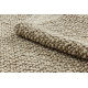Wollteppich TAHAR 99005C beige - HANDGEWEBT Schlinge, uniform - ZWEITKLASSIGES PRODUKT