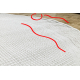 Teppich TIMO 5979 Kreis SISAL draussen Rahmen weiß - ZWEITKLASSIGES PRODUKT