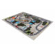 JUNIOR 51803.804 washing carpet City, streets for children anti-slip beige - SECOND-RATE PRODUCT