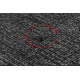 Teppich TIMO 5000 SISAL draussen schwarz - ZWEITKLASSIGES PRODUKT