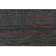 Sisal tapijt TIMO 5000 buitenshuis zwart - TWEEDE-KLASSE PRODUCT 