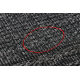 Teppich TIMO 5000 SISAL draussen schwarz - ZWEITKLASSIGES PRODUKT