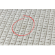 Carpet TIMO 5979 circle SISAL outdoor frame white - SECOND-RATE PRODUCT