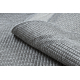 Teppich TIMO 5979 Kreis SISAL draussen Rahmen hellgrau - ZWEITKLASSIGES PRODUKT