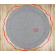 Fonott TIMO 5979 kör sizal szőnyeg szabadtéri keret világos szürke - MÁSODSZERŰ TERMÉK