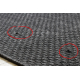 Teppich TIMO 6272 SISAL draussen schwarz - ZWEITKLASSIGES PRODUKT