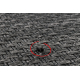 Teppich TIMO 6272 SISAL draussen schwarz - ZWEITKLASSIGES PRODUKT