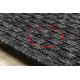 Teppich TIMO 6272 SISAL draussen schwarz - ZWEITKLASSIGES PRODUKT