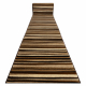 Alfombra de pasillo ROYAL 5374 ONDAS RAYAS beige / marrón