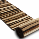 Alfombra de pasillo ROYAL 5374 ONDAS RAYAS beige / marrón