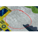 BAMBINO 2223 washing carpet Streets, cars for children anti-slip cream - SECOND-RATE PRODUCT