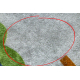 BAMBINO 2223 washing carpet Streets, cars for children anti-slip cream - SECOND-RATE PRODUCT