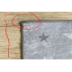JUNIOR 51798.804 tapijt wasbaar Sterren voor kinderen antislip - grijs - TWEEDE-KLASSE PRODUCT