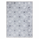 Tapis lavable JUNIOR 51798.804 étoiles pour les enfants antidérapant - gris - PRODUIT DE DEUXIÈME QUALITÉ