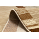 Alfombra de pasillo ROYAL FB23 MARCO RECTANGULAR beige / crema