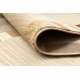 Alfombra de pasillo ROYAL FB23 MARCO RECTANGULAR beige / crema