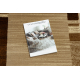 Alfombra de pasillo ROYAL FB23 MARCO RECTANGULAR beige / crema