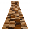 Chodnik HEAT-SET ROYAL H387 GEOMETRYCZNY brąz / mustard