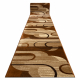 Alfombra de pasillo ROYAL HE405 GEOMÉTRICO marrón / crema