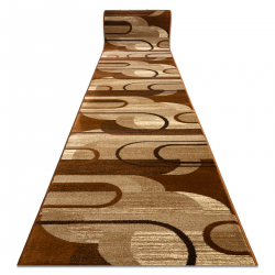 Alfombra de pasillo ROYAL HE405 GEOMÉTRICO marrón / crema