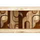 Passatoia ROYAL HE405 GEOMETRICO marrone / crema