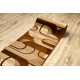 Passatoia ROYAL HE405 GEOMETRICO marrone / crema