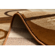 Alfombra de pasillo ROYAL HE405 GEOMÉTRICO marrón / crema