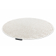 Carpet CASABLANCA LOOP circle white / beige loop, soft - SECOND-RATE PRODUCT