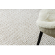 Carpet CASABLANCA LOOP circle white / beige loop, soft - SECOND-RATE PRODUCT