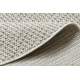 Carpet CASABLANCA LOOP circle white / beige loop, soft - SECOND-RATE PRODUCT