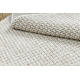 Carpet CASABLANCA LOOP circle white / beige loop, soft - SECOND-RATE PRODUCT
