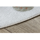 Tapis BONO 9207 cercle des rues, ville, chantier de construction crème / gris clair - PRODUIT DE DEUXIÈME QUALITÉ 