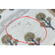 Carpet BONO 9207 circle Streets, city, construction site cream / light grey - SECOND-RATE PRODUCT