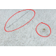 Carpet BONO 724 circle RAINBOW HEART cream / light grey - SECOND-RATE PRODUCT