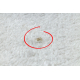 Carpet BONO 724 circle RAINBOW HEART cream / light grey - SECOND-RATE PRODUCT