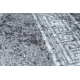 Tapis lavable MIRO 51317.807 Cadre, grec antidérapant - gris - PRODUIT DE DEUXIÈME QUALITÉ