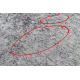 MIRO 51317.807 tapijt wasbaar Kader, grieks antislip - grijs - TWEEDE-KLASSE PRODUCT