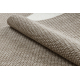 Teppich CASABLANCA LOOP braun Schleife weich