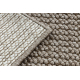 Teppich CASABLANCA LOOP braun Schleife weich