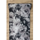 Läufer Antirutsch LOTUS BOUQUET 52901 Blumen grau / beige ZUM WASCHEN