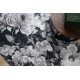 Läufer Antirutsch LOTUS BOUQUET 52901 Blumen grau / beige ZUM WASCHEN