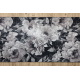 CHODNIK podgumowany DO PRANIA LOTUS BOUQUET 52901 Kwiaty szary / beż