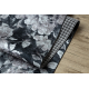 Runner anti-slip LOTUS BOUQUET 52901 Flowers grey / beige WASHABLE
