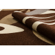 Teppich KARAMELL COCOA braun