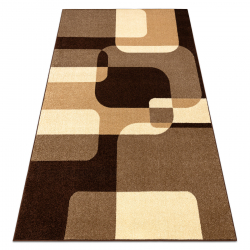 Teppich KARAMELL SEPIA braun