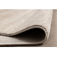 Carpet SOFTY plain, one colour beige