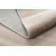 Teppich SOFTY glatt, einfarbig beige