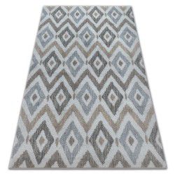 Preproga SOFT 6024 Rombi krem / bež / rjava