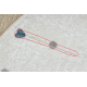 Vaip BONO 724 ring RAINBOW HEART kreem / helehall - TEISE KLASSI TOODE